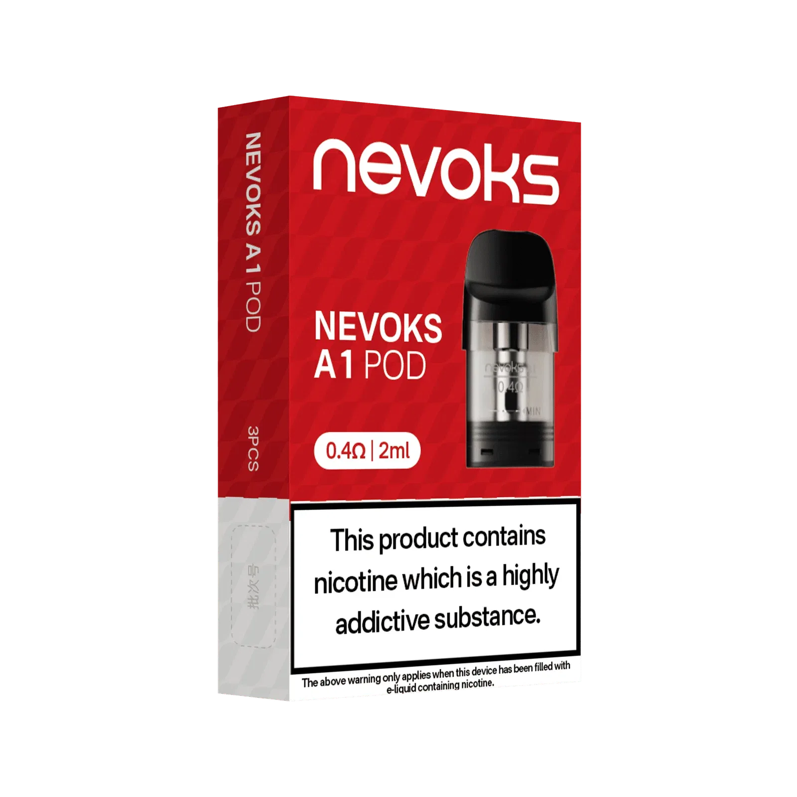 Nevoks Pod cartucho A1 disponibles para Feelin AR, Feelin A1, Feelin AX, Resistencia de 0,4 ohms