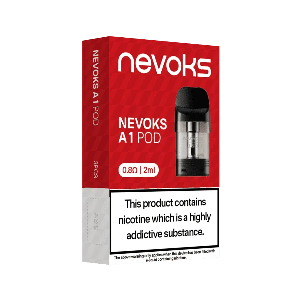 Nevoks Pod cartucho A1 disponibles para Feelin AR, Feelin A1, Feelin AX, Resistencia de 0,8 ohms