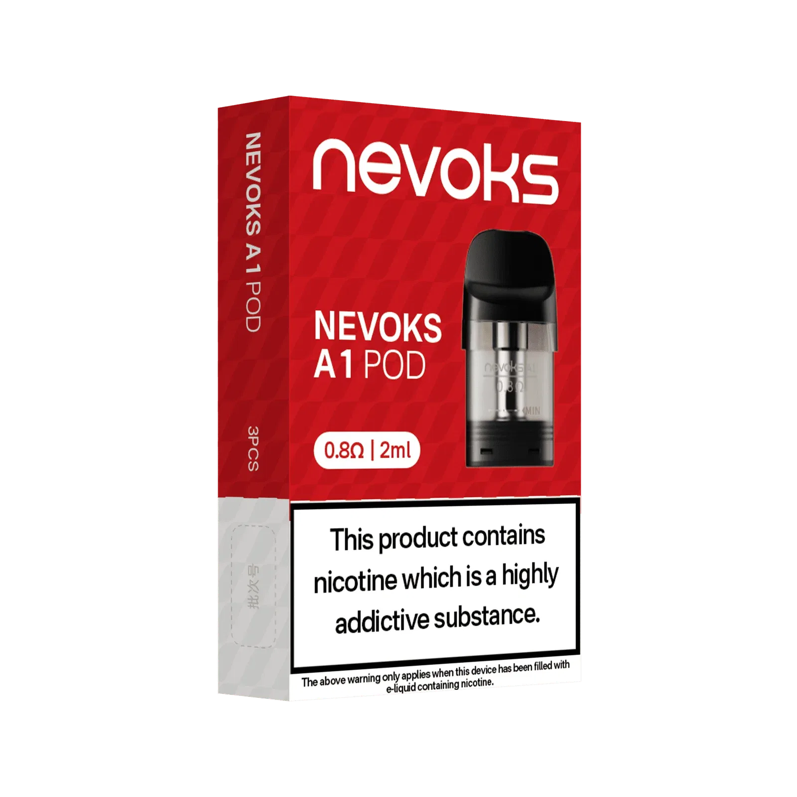 Nevoks Pod cartucho A1 disponibles para Feelin AR, Feelin A1, Feelin AX, Resistencia de 0,8 ohms