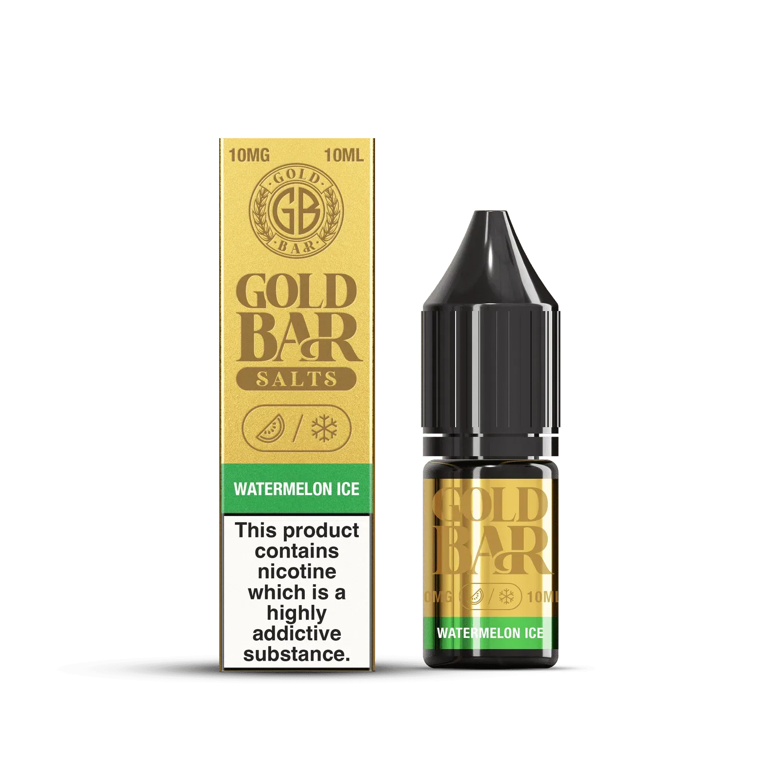 Gold Bar e-líquido tipo sales de nicotina sabor watermelon ice, sandía con hielo