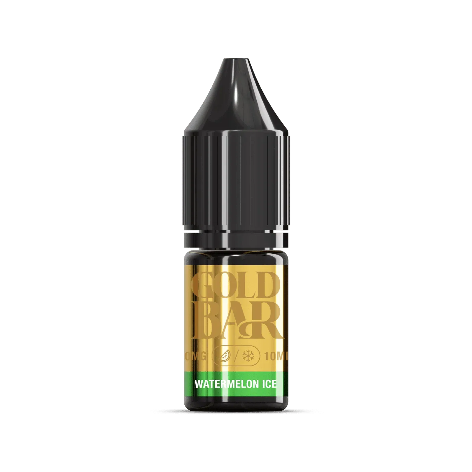 Botella de Gold Bar e-líquido tipo sales de nicotina sabor sandía con hielo watermelon ice