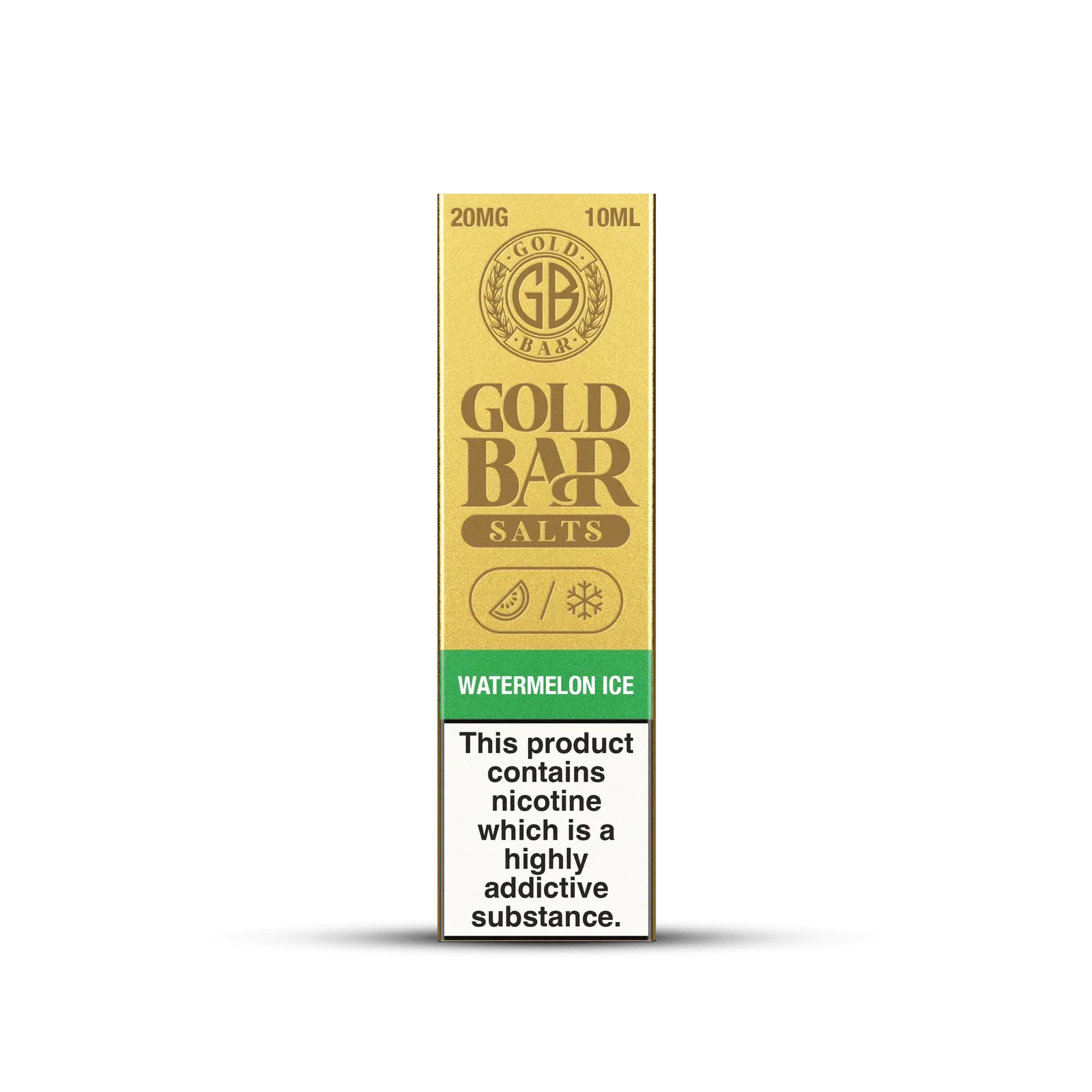 Gold Bar e-líquido tipo sales de nicotina sabor sandía con hielo watermelon ice