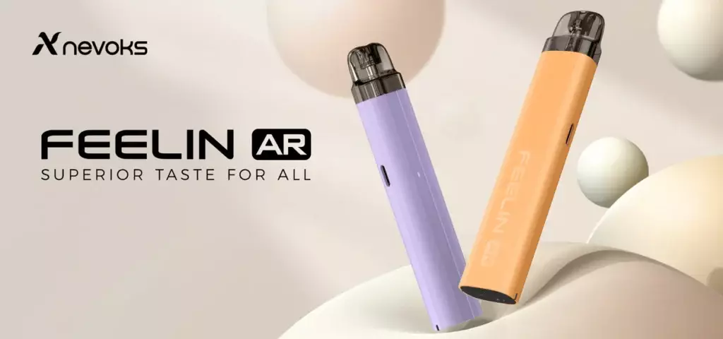 Nevoks banner del vaper rellenable Feelin AR sistema cartucho abierto open pod system