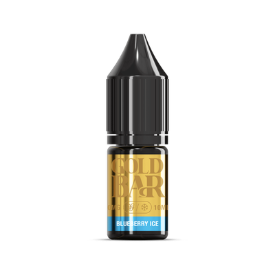 Botella de Gold Bar e-líquido tipo sales de nicotina sabor arandanos hielo, Blueberry Ice