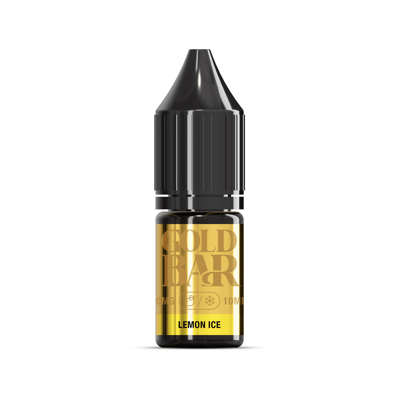Botella Gold Bar e-líquido tipo sales de nicotina sabor limón hielo, lemon ice