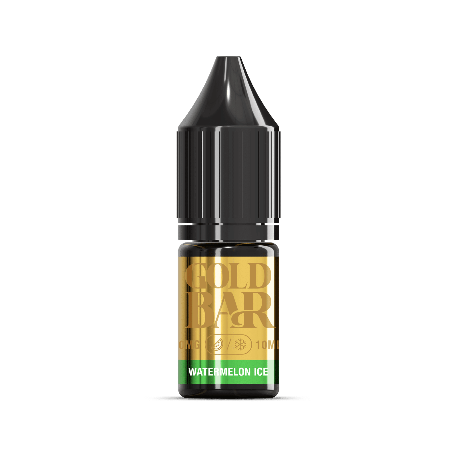 Botella de Gold Bar e-líquido tipo sales de nicotina sabor sandía con hielo watermelon ice